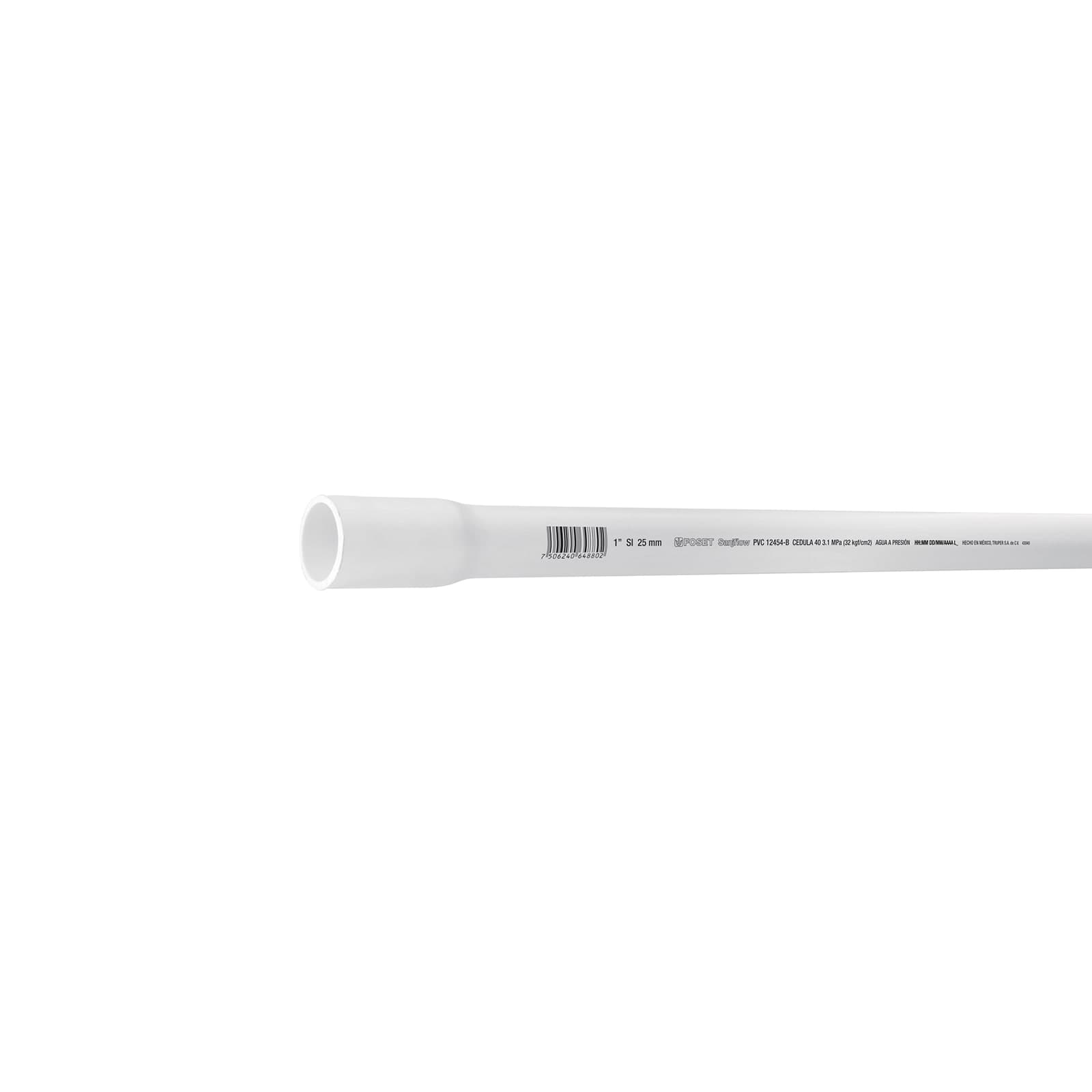Tubo C-40 1" x 1 M