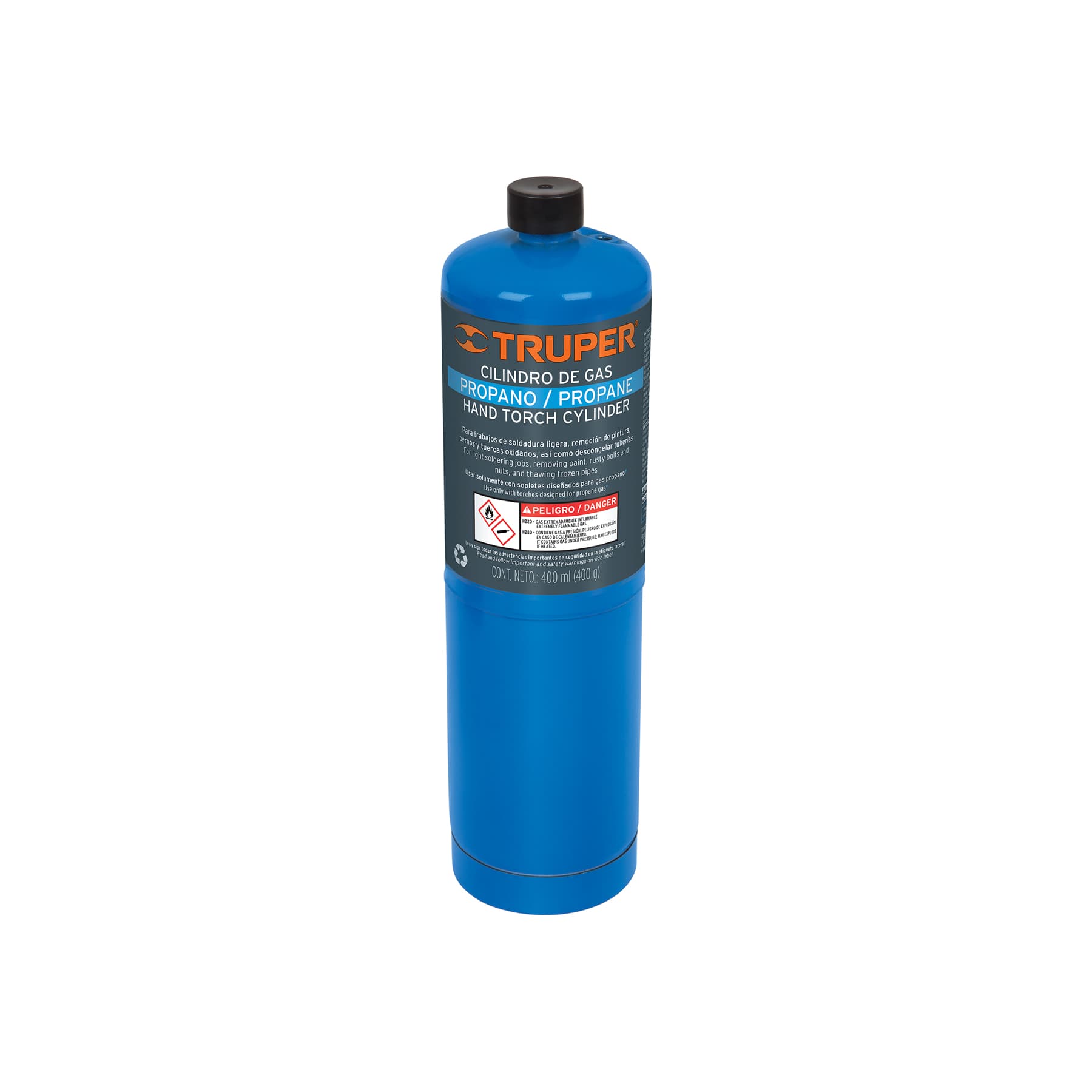 Cilindro de Gas Propano 400 GR Azul GAS-400A Truper