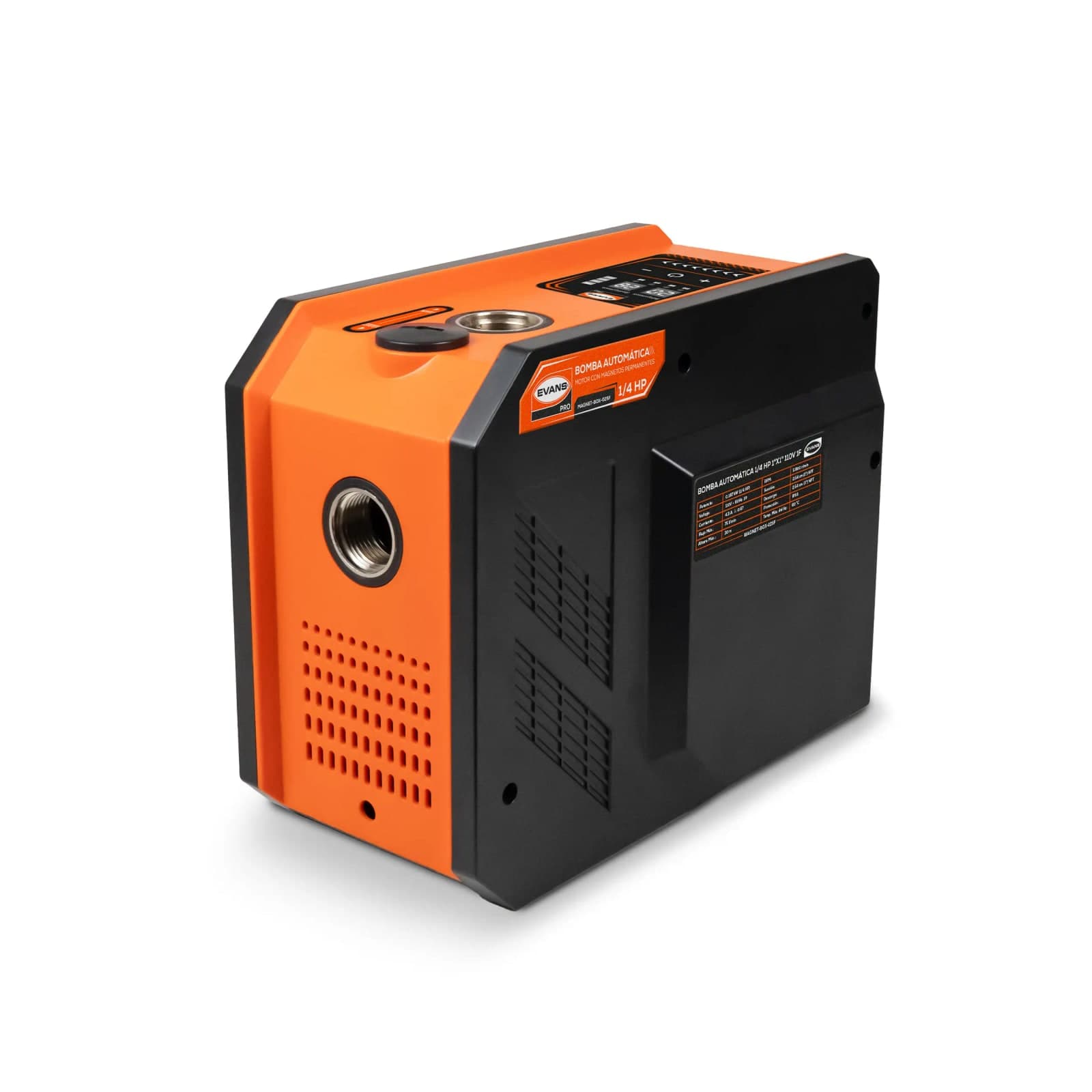 Presurizador Inteligente de Presión Constante 1/4 HP 110 V 75 L/Min 6 Servicios MAGNET-BOX-025F Evans