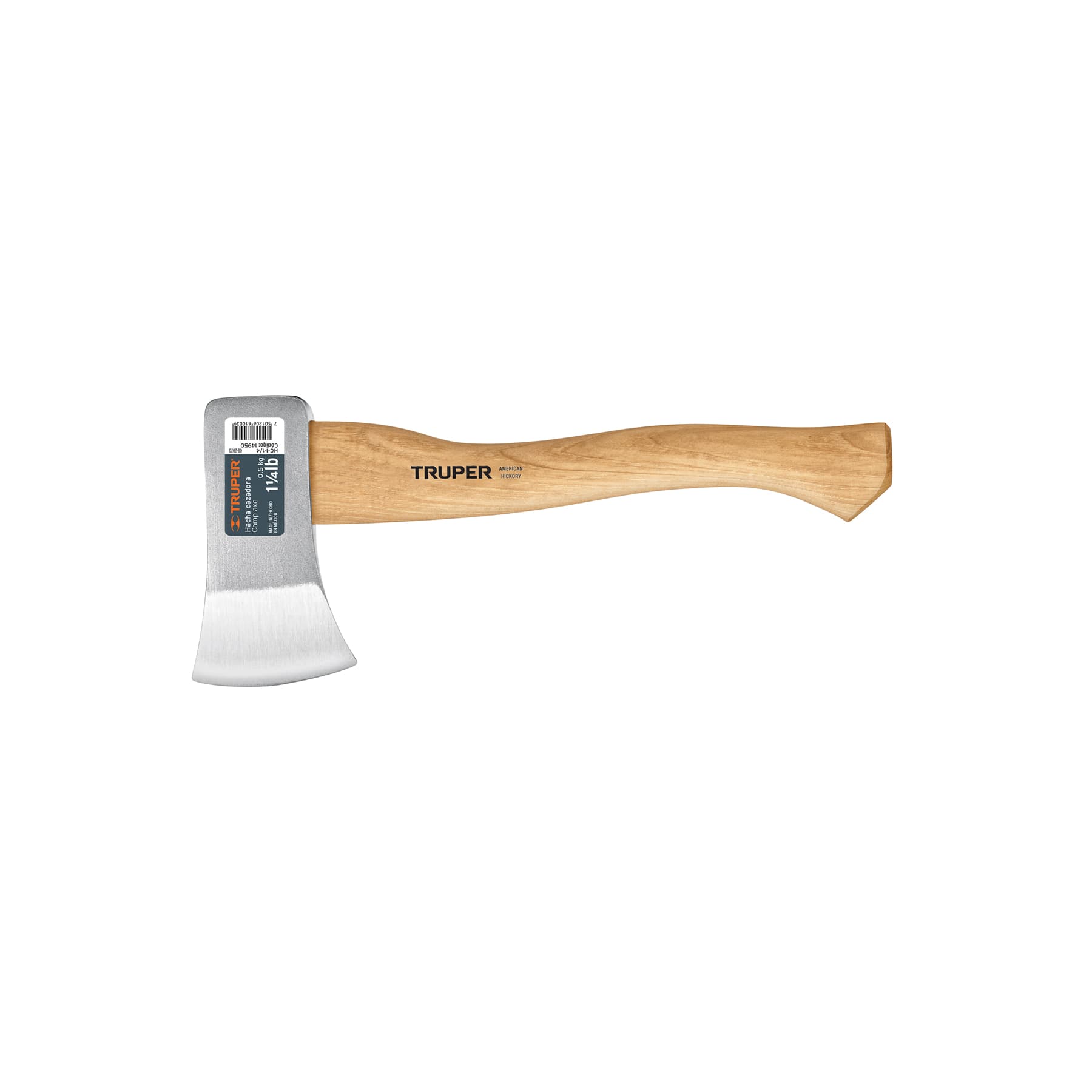 Hacha Cazadora 1-1/4 IB Mango Hickory HC-1-1/4 Truper
