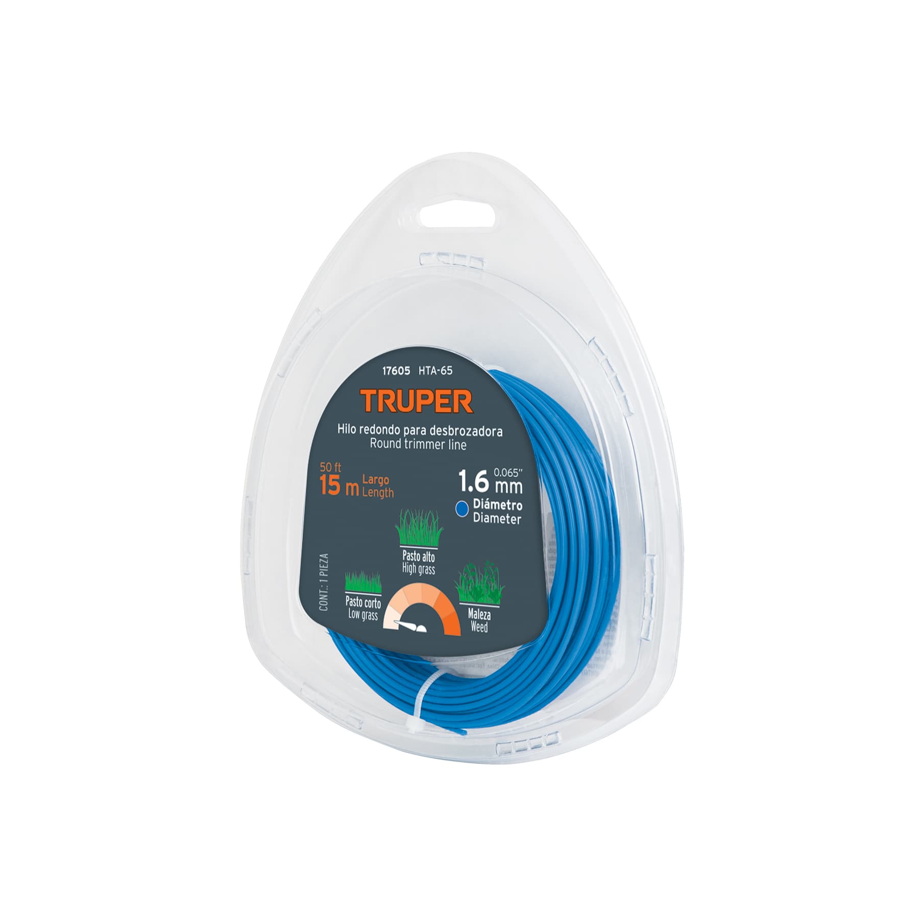 Hilo P/Desbrozadora 15 M HTA-65 Truper