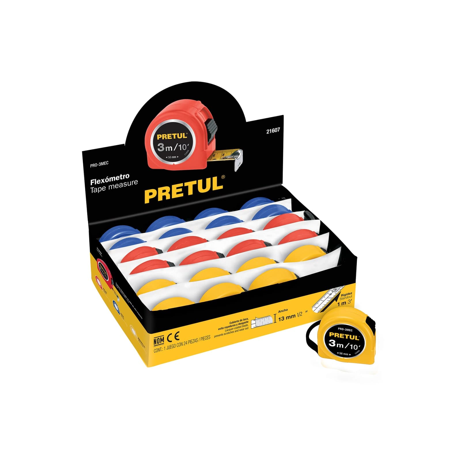 Flexometro 3 MT PRO-3MEC Pretul