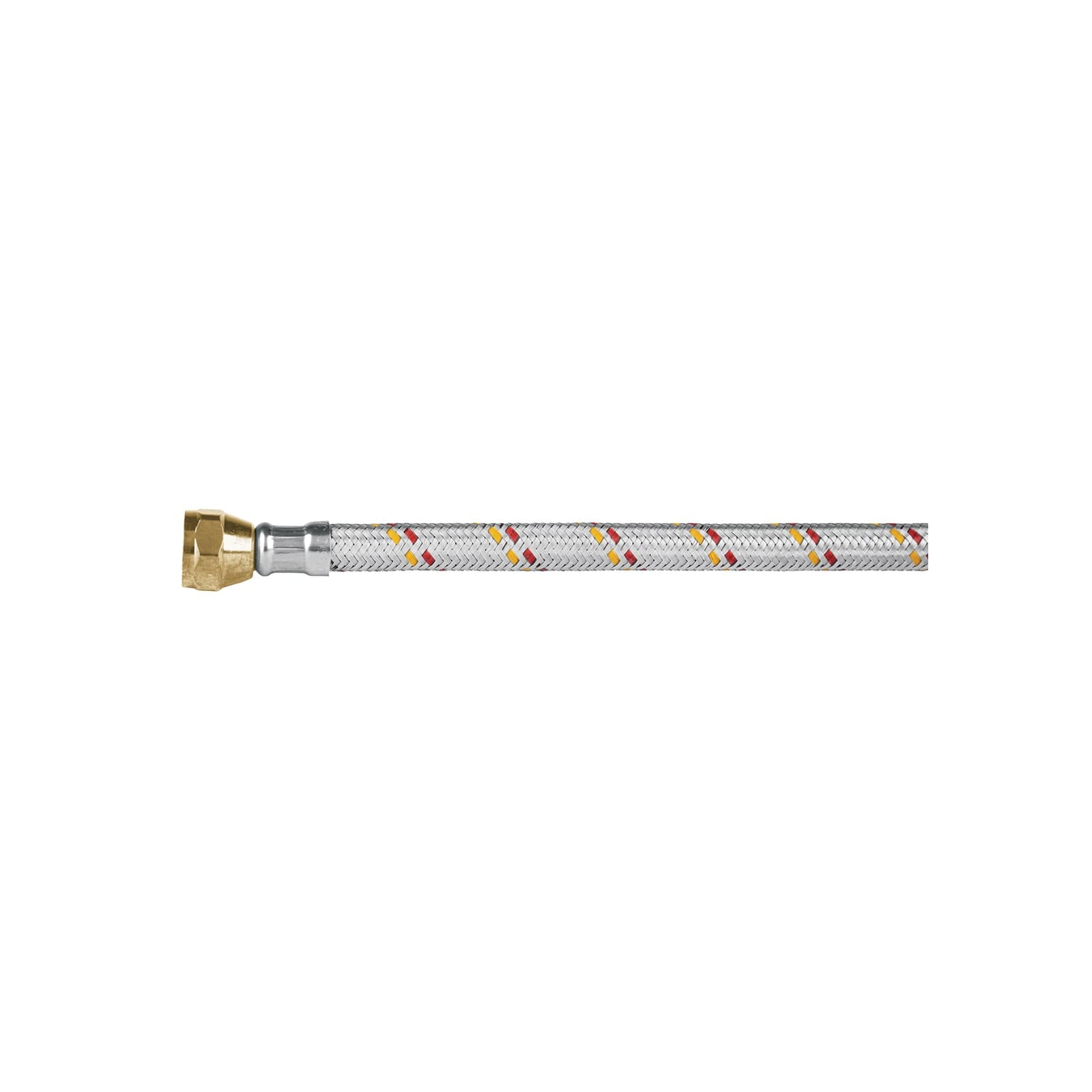 Manguera Flexible P/Gas 3/8" x 3/8" x 1 MT Aluminio FGA-10P Foset