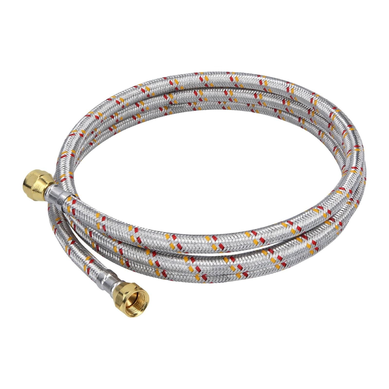 Manguera Flexible P/Gas 3/8" x 3/8" x 2 MT Aluminio FGA-20P Foset