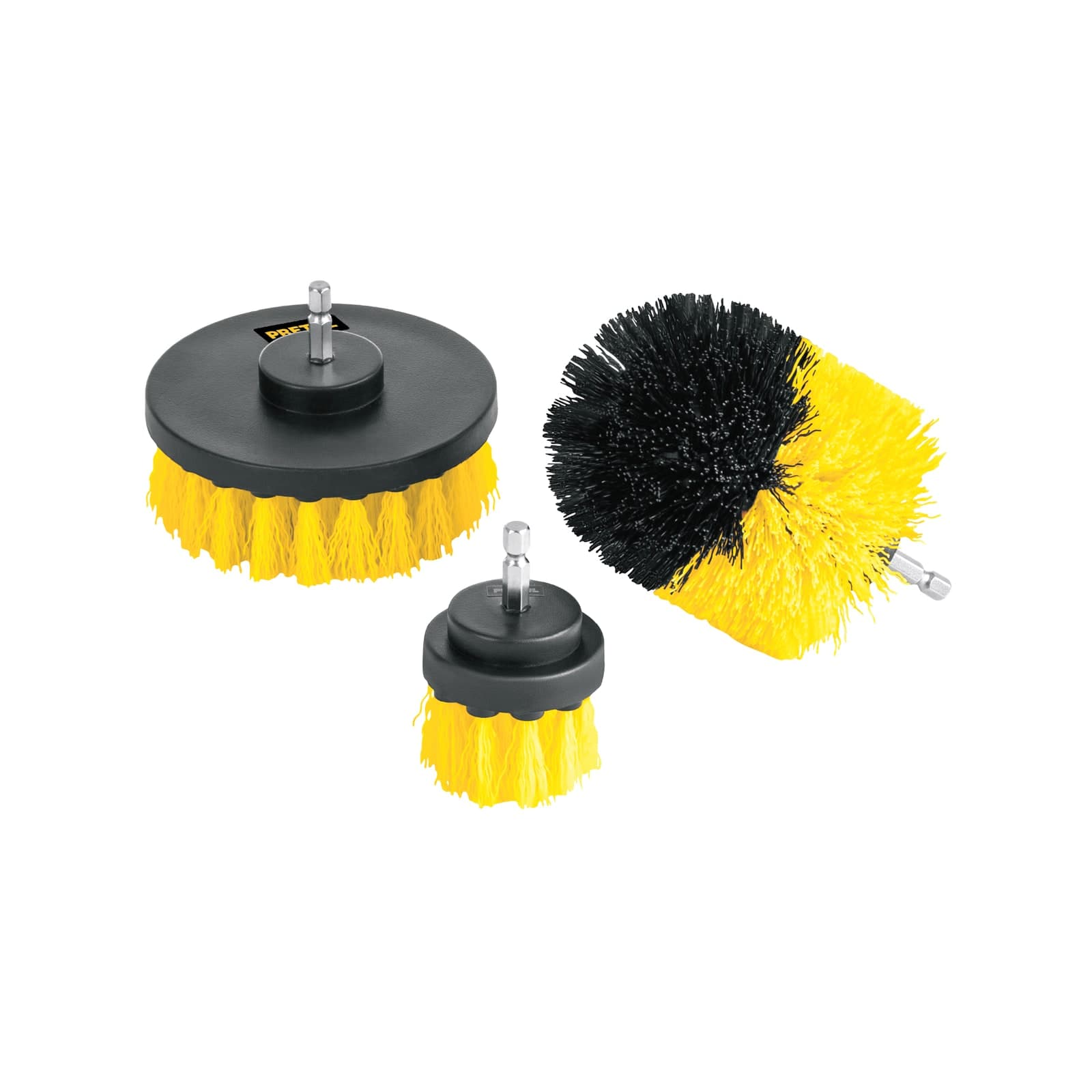 Jgo Cepillos P/Taladro 3 Pzs JCE-3P Pretul