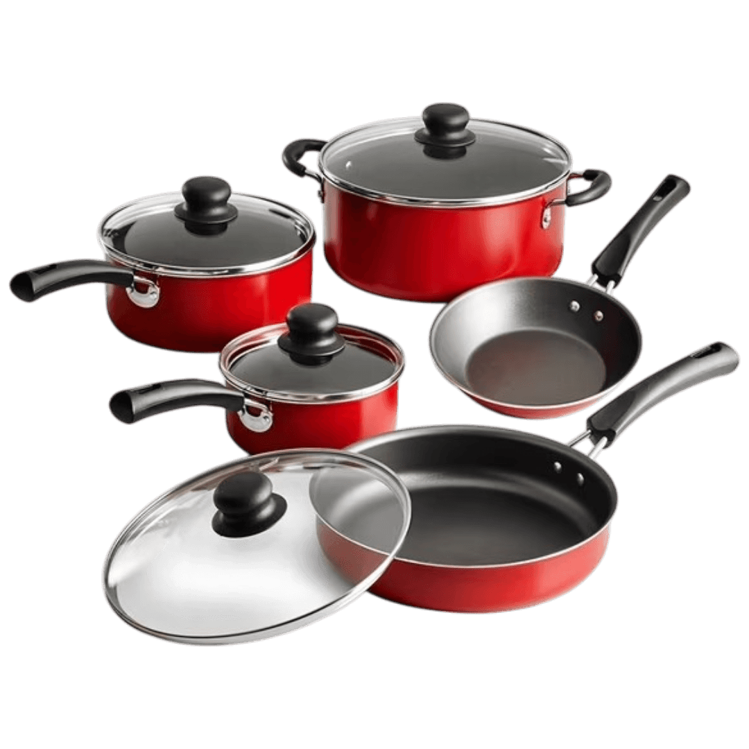 Batería de Cocina 09 Pzs 80112646 Simple Cooking Tramontina