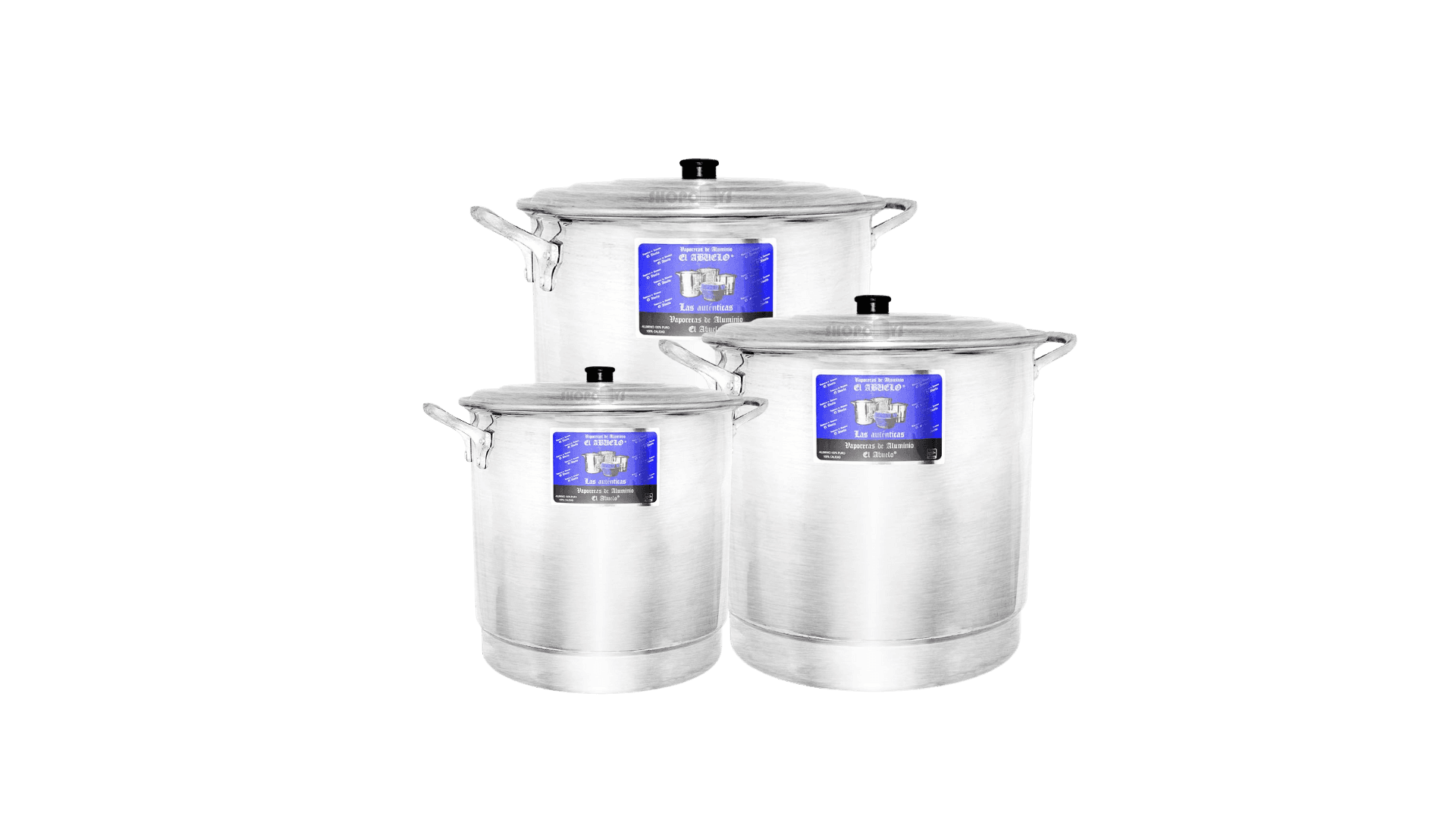 Vaporera 3 Pzs 28-30-34 Aluminio M-219 el Abuelo