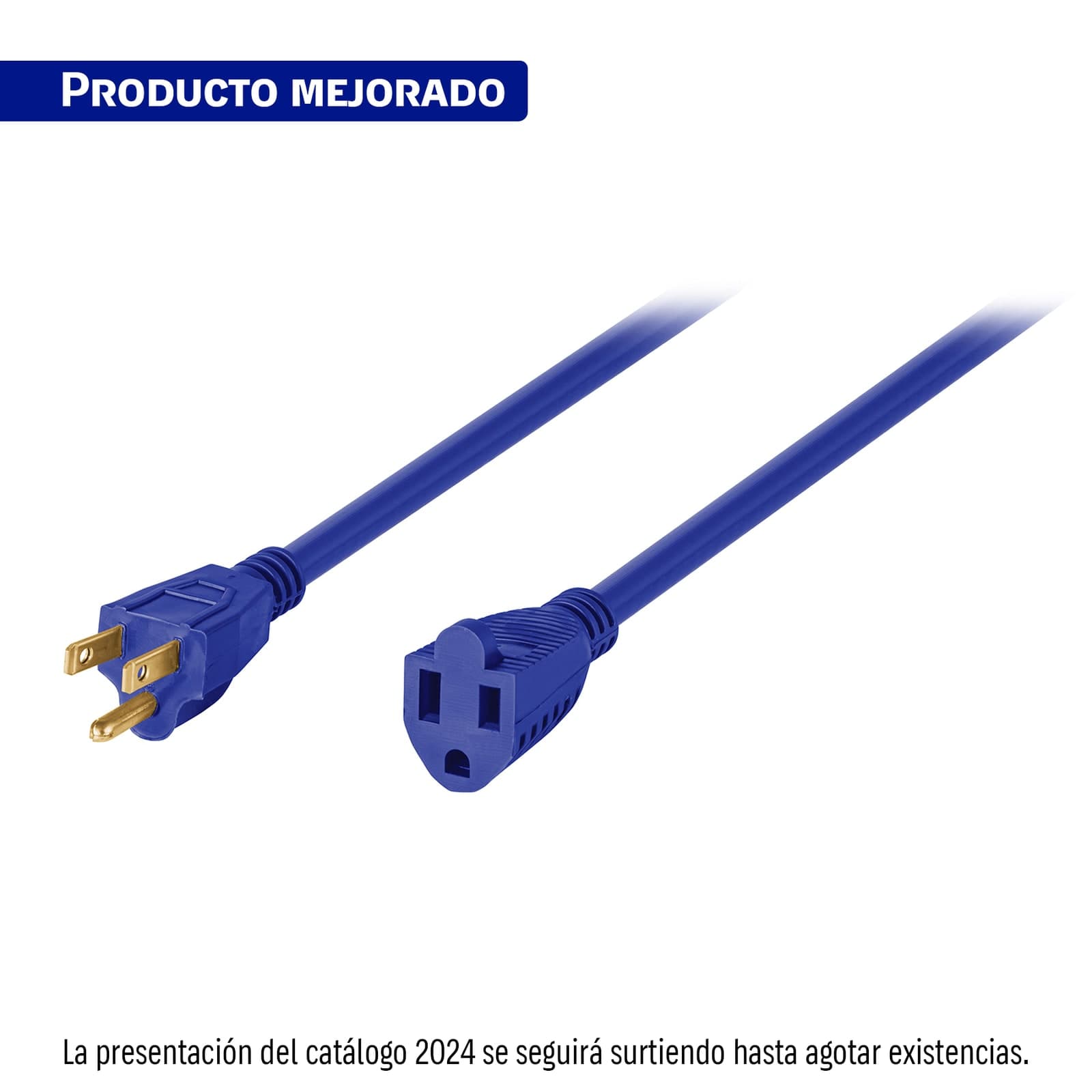 Extensión Uso Rudo Aterrizada 2 M ERA-2X16 Volteck