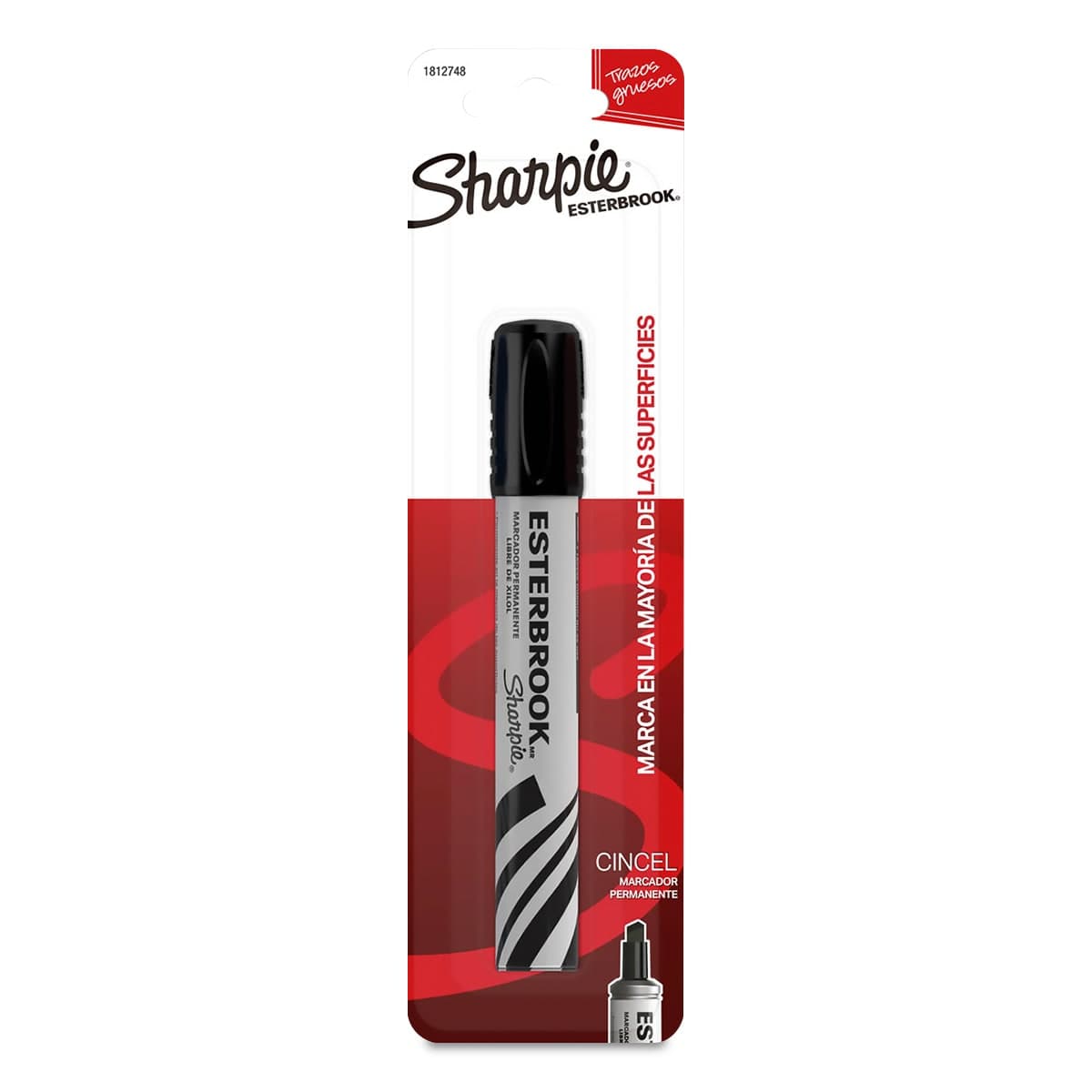 Marcador Permanente Grueso Negro Esterbrook