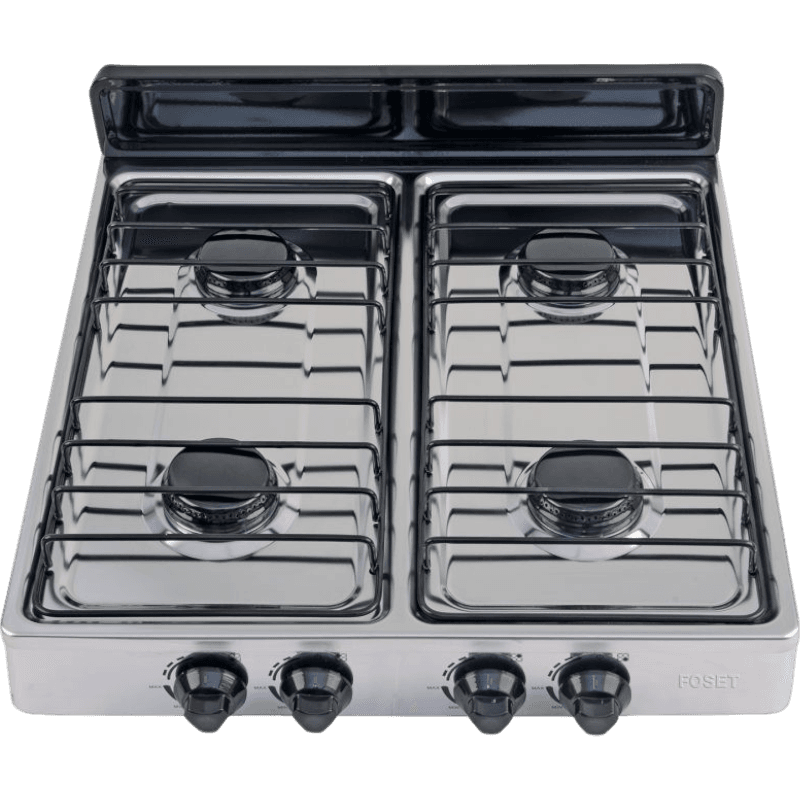 Parrilla Gas 4 Quemadores Inox PAGA-4X Foset
