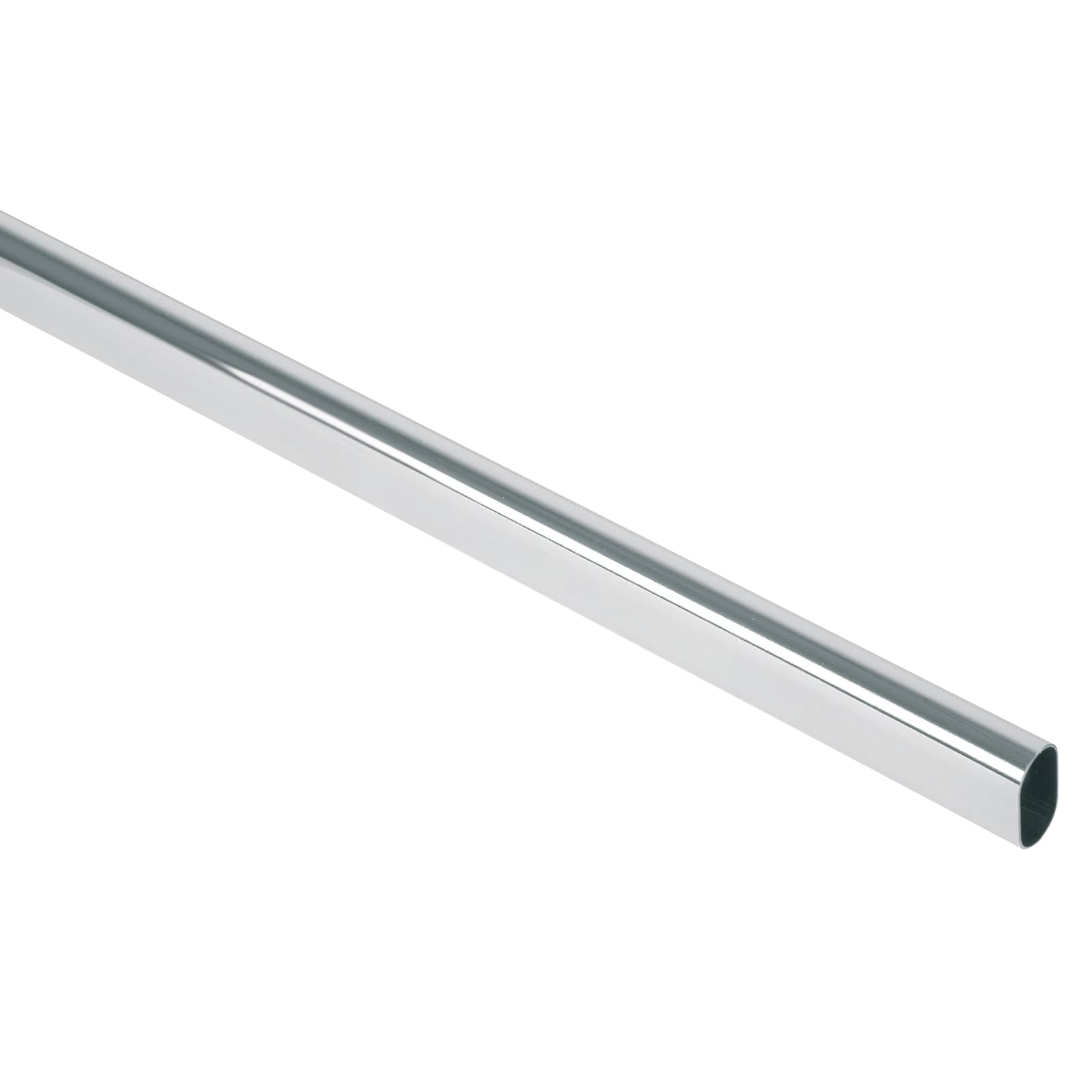 Tubo P/Closet Ovalado Cromado 3 MT TO-530 Hermex