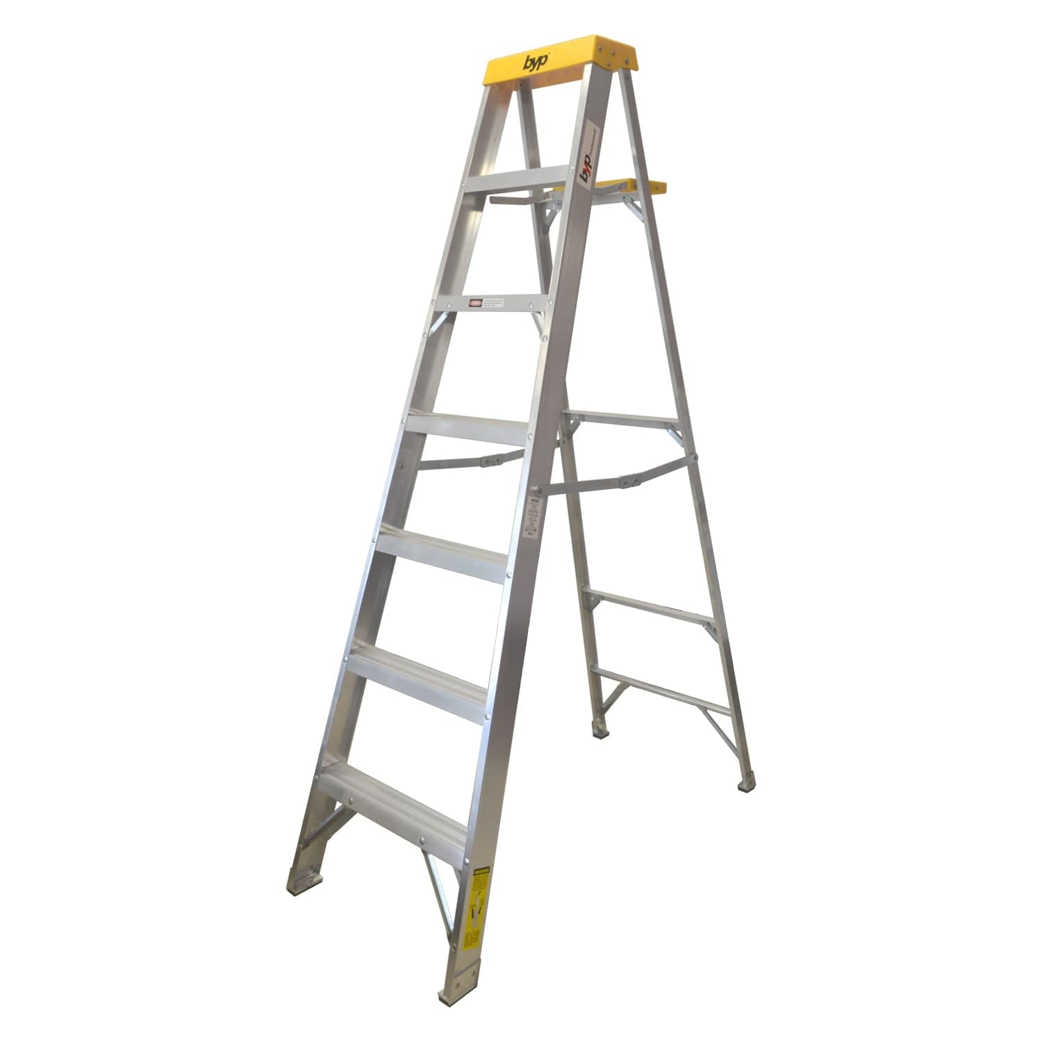 Escalera Tijera 6 Peldaños Aluminio 2.13 M 175 KG Tipo II ETA26 BYP