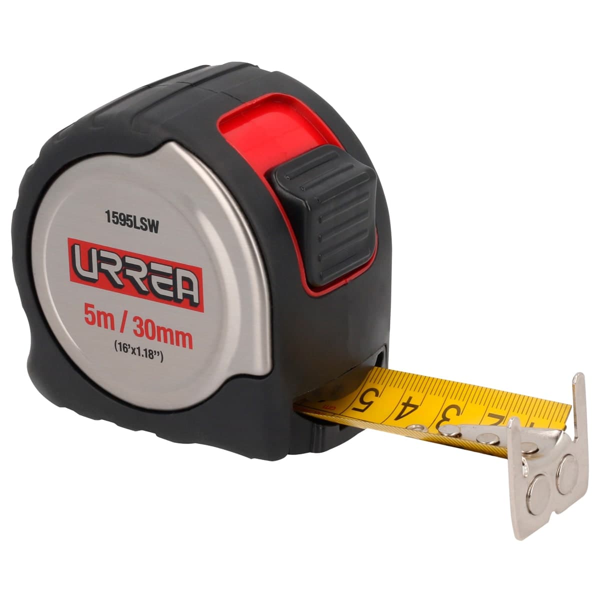 Flexometro Carcasa Inoxidable 5 M 1595LSW Urrea