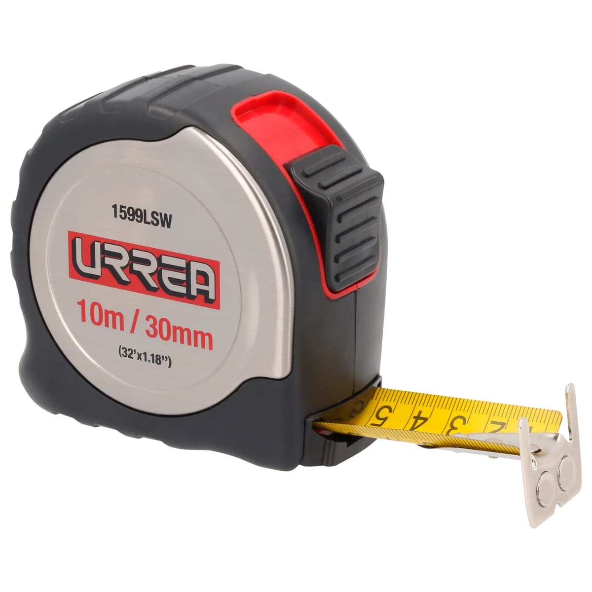 Flexometro Carcasa Inoxidable 10 M 1599LSW Urrea