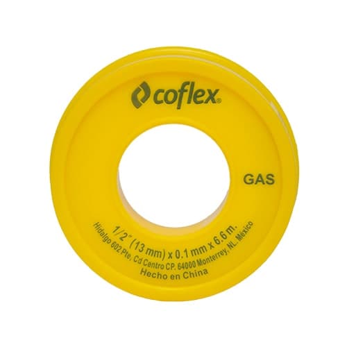 Cinta Teflon Amarilla 1/2" WTG12-60 Coflex
