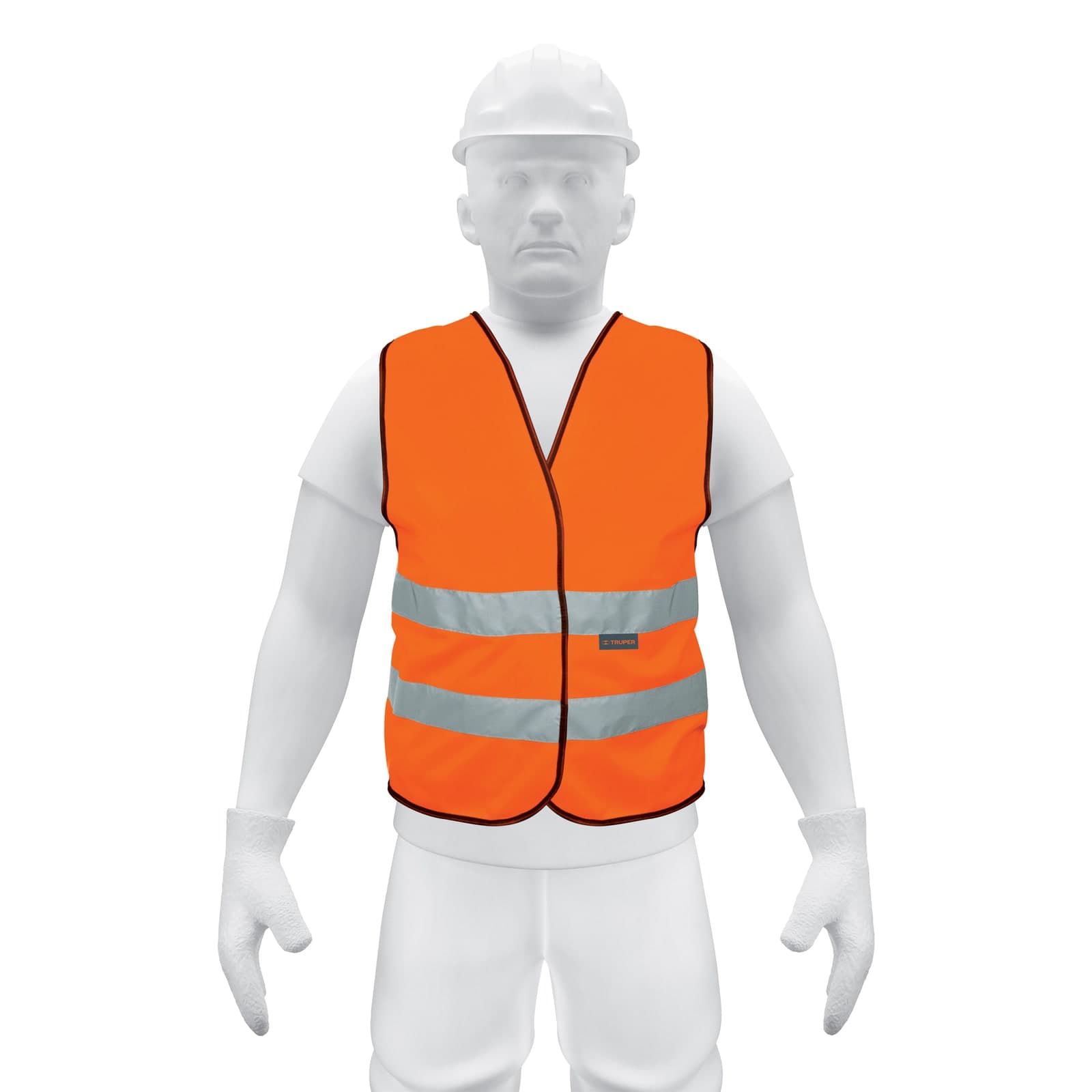 Chaleco de Seguridad Alta Visibilidad Naranja CHS-500N Truper