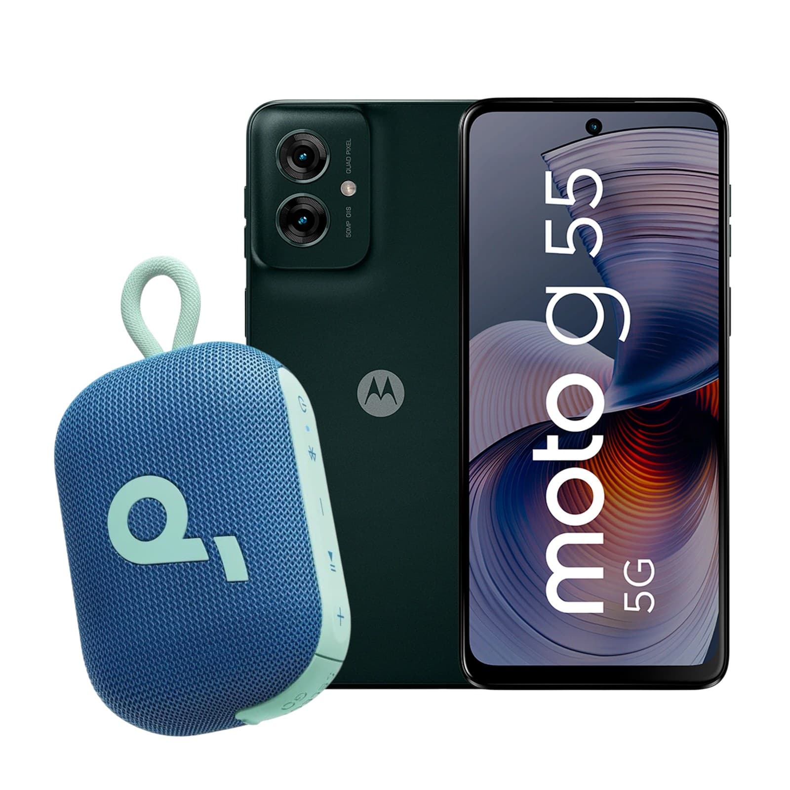 Celular Motorola Moto G55 8GB 256 GB Negro + Bocina Select 4 GO
