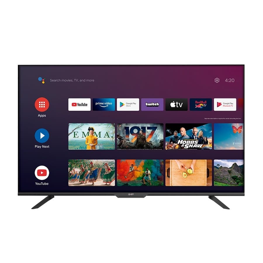 Pantalla 55" Smart 4K Ultra HD Google TV WiFi Ethernet Bluetooth TV-958 Ghia