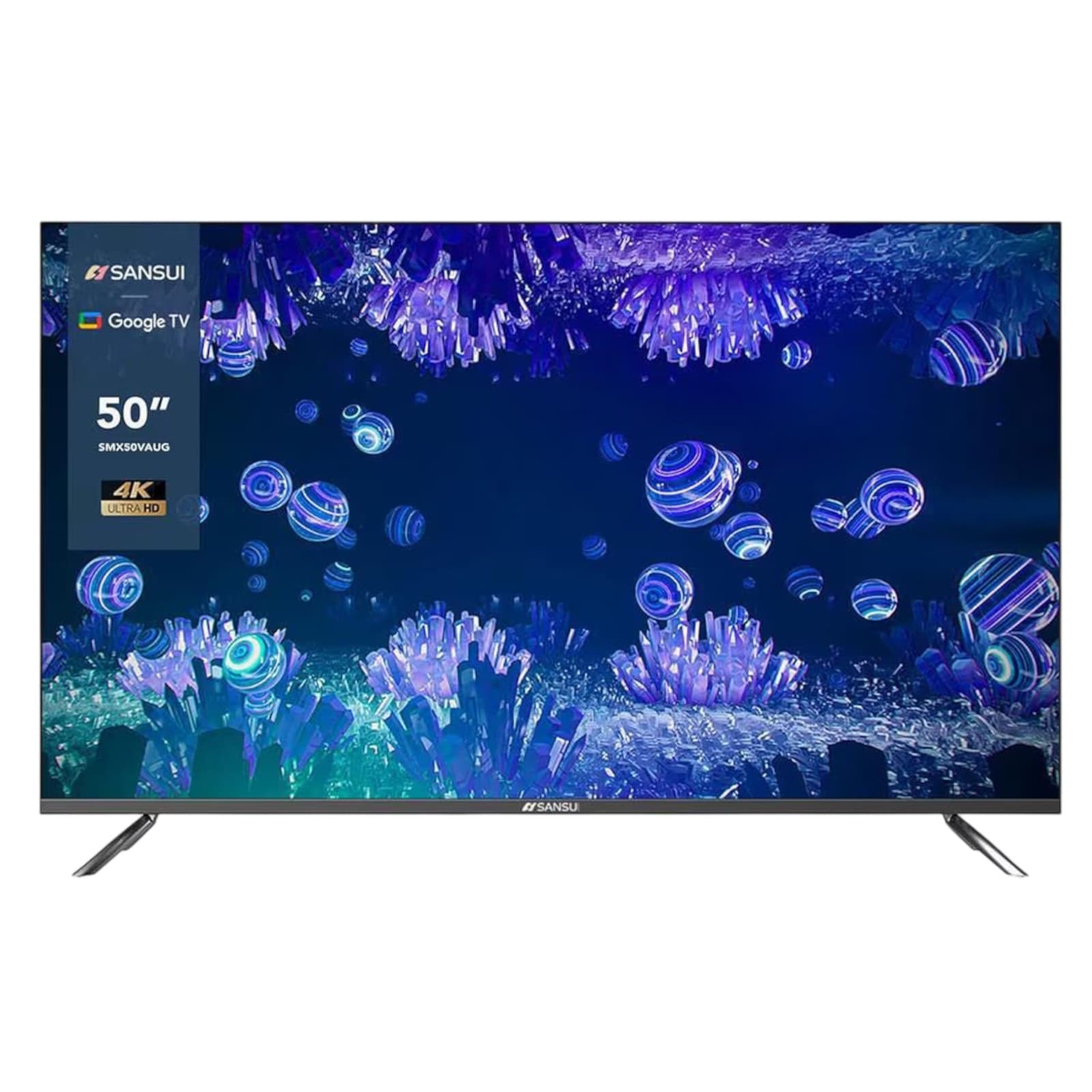 Pantalla 50" Smart 4K Ultra HD Google TV WiFi Ethernet Bluetooth Active Hdr SMX50VAUG Sansui